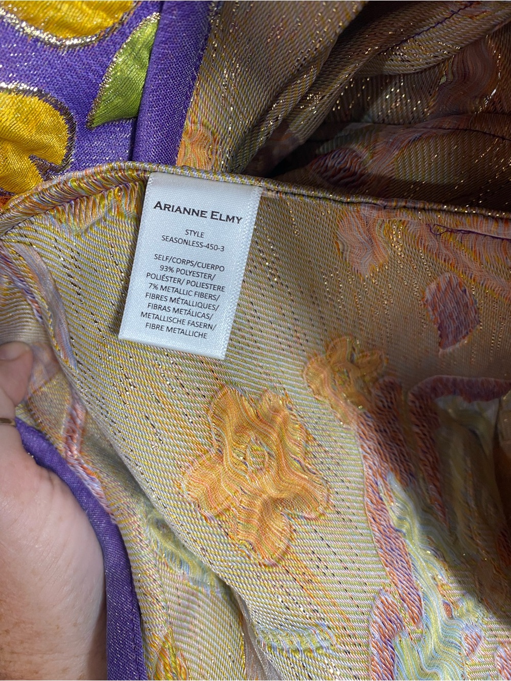 Free People Arianne Elmy Slim Fit Good Luck Dress Purple Orange Floral XS NWT - Picture 8 of 14
